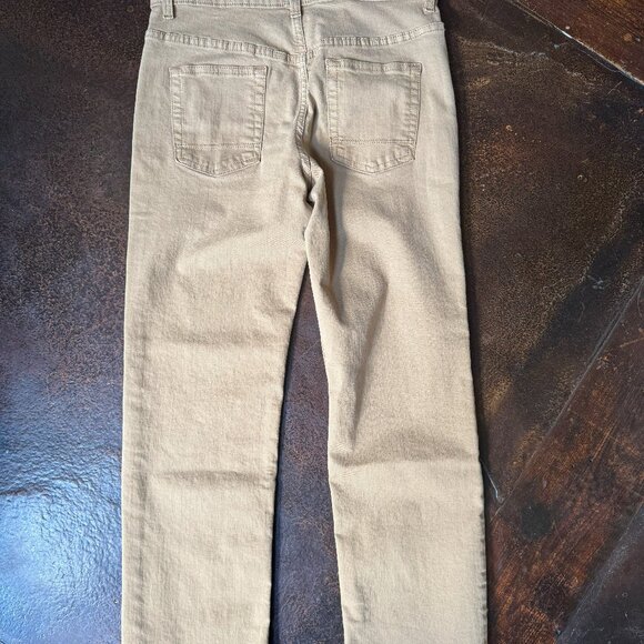 Cat & Jack NWT Boys Khaki Sz 14 Jeans Casual Wear Straight Leg Pants Uniform - Picture 2 of 5
